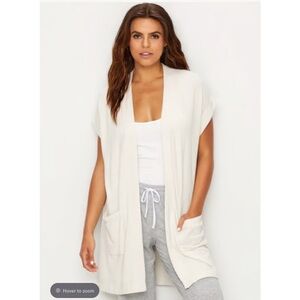 Barefoot Dreams Cozy Cream Cardigan